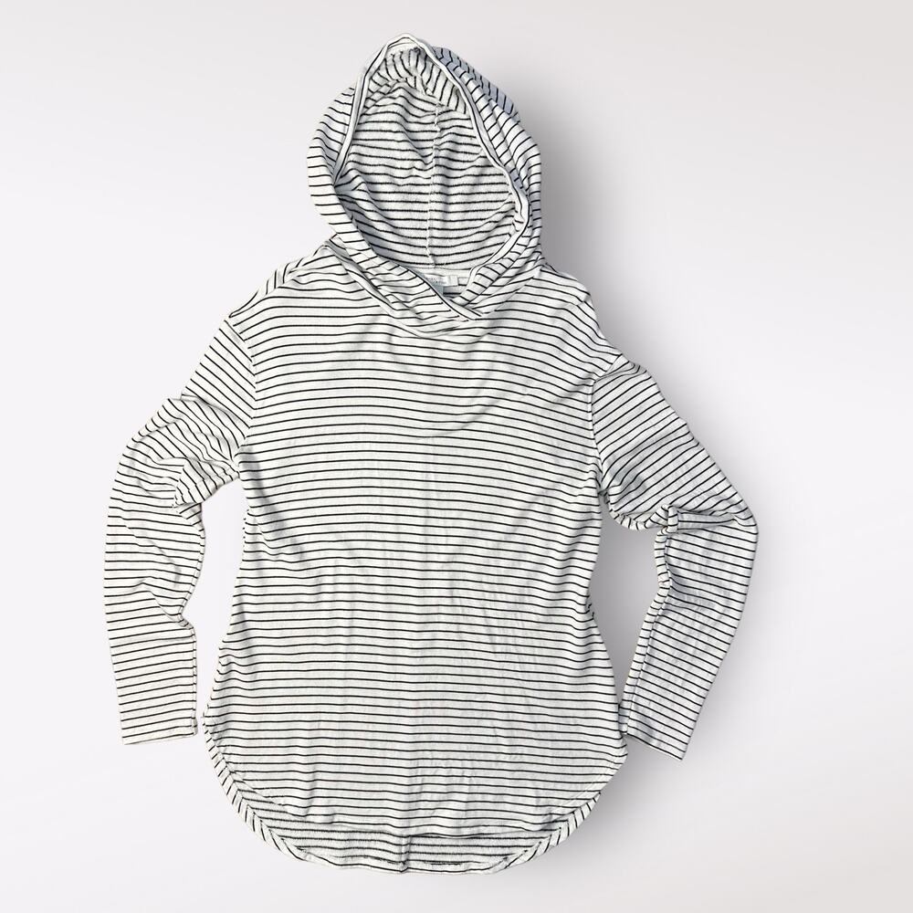 Daily Ritual Anthropologie Black and White Pullover Hoodie Size S